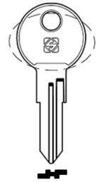 Toon details voor Silca Cilindersleutel brass MEA1 Afbeelding van Silca Cilindersleutel brass MEA1