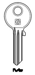 Toon details voor Silca Cilindersleutel staal CE10R Afbeelding van Silca Cilindersleutel staal CE10R