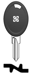 Toon details voor Silca Transpondersleutel brass ZD23RTE zonder chip Afbeelding van Silca Transpondersleutel brass ZD23RTE zonder chip