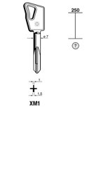 Toon details voor Silca Stersleutel ijzer XM1 Afbeelding van Silca Stersleutel ijzer XM1