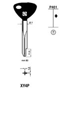 Toon details voor Silca Stersleutel ijzer XY4P Afbeelding van Silca Stersleutel ijzer XY4P