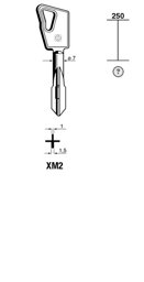 Toon details voor Silca Stersleutel ijzer XM2 Afbeelding van Silca Stersleutel ijzer XM2