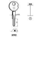 Toon details voor Silca Stersleutel ijzer XTF2 Afbeelding van Silca Stersleutel ijzer XTF2