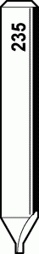 Toon details voor Silca frees W235  D714087ZB Afbeelding van Silca frees W235  D714087ZB