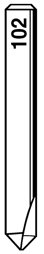Toon details voor Silca frees H102   (QC) D708743ZB Afbeelding van Silca frees H102   (QC) D708743ZB