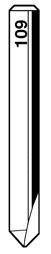 Toon details voor Silca frees H109 (QC) D709119ZB Afbeelding van Silca frees H109 (QC) D709119ZB