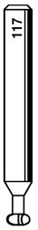 Toon details voor Silca frees H117 D709974ZB Afbeelding van Silca frees H117 D709974ZB