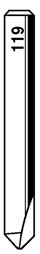 Toon details voor Silca frees H119 FOR QUATTROCODE D710157ZB Afbeelding van Silca frees H119 FOR QUATTROCODE D710157ZB
