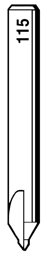 Toon details voor Silca frees W115 FOR QUATTROCODE D709512ZB Afbeelding van Silca frees W115 FOR QUATTROCODE D709512ZB