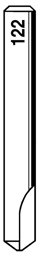 Toon details voor Silca frees W122    (QC) D710424ZB Afbeelding van Silca frees W122    (QC) D710424ZB