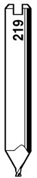 Toon details voor Silca frees W219 D712374ZB Afbeelding van Silca frees W219 D712374ZB