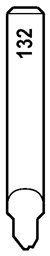 Toon details voor Silca frees W132            (QC) D712737ZB Afbeelding van Silca frees W132            (QC) D712737ZB