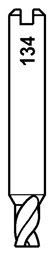 Toon details voor Silca frees W134              (QC) D723062ZB Afbeelding van Silca frees W134              (QC) D723062ZB