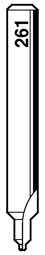 Toon details voor Silca frees W261              (QC) D721116ZB Afbeelding van Silca frees W261              (QC) D721116ZB