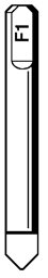 Toon details voor Silca frees F1 MTX Evo/Pro D739971ZB Afbeelding van Silca frees F1 MTX Evo/Pro D739971ZB