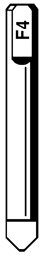 Toon details voor Silca frees F4 MTX Evo/Pro D740444ZB Afbeelding van Silca frees F4 MTX Evo/Pro D740444ZB