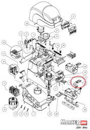 Toon details voor Silca hendel klem marker D912589ZR Afbeelding van Silca hendel klem marker D912589ZR