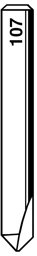 Toon details voor Silca frees  W107     (QC) D709244ZB Afbeelding van Silca frees  W107     (QC) D709244ZB