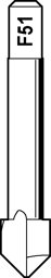 Toon details voor Silca frees F51 MTX Evo/Pro D711358ZB Afbeelding van Silca frees F51 MTX Evo/Pro D711358ZB