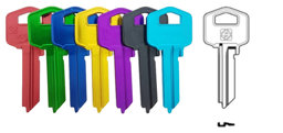 Toon details voor Silca Cilindersleutel Ultralite donkerblauw TE2 Afbeelding van Silca Cilindersleutel Ultralite donkerblauw TE2