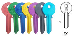 Toon details voor Silca Cilindersleutel Ultralite donkerblauw UL050 Afbeelding van Silca Cilindersleutel Ultralite donkerblauw UL050