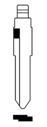 Toon details voor Silca universele afstandsbediening insert HU133RCH Afbeelding van Silca universele afstandsbediening insert HU133RCH