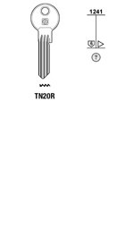 Toon details voor Silca Cilindersleutel staal TN20R Afbeelding van Silca Cilindersleutel staal TN20R