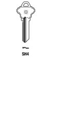 Toon details voor Silca Cilindersleutel staal SH4 Afbeelding van Silca Cilindersleutel staal SH4