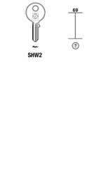 Toon details voor Silca Cilindersleutel staal SHW2 Afbeelding van Silca Cilindersleutel staal SHW2