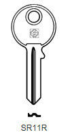 Toon details voor Silca Cilindersleutel staal SR11R Afbeelding van Silca Cilindersleutel staal SR11R