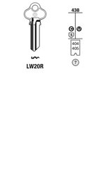 Toon details voor Silca Cilindersleutel staal LW20R Afbeelding van Silca Cilindersleutel staal LW20R
