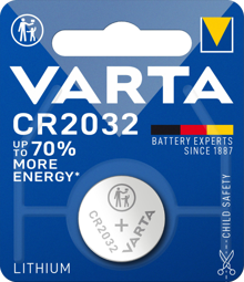 Toon details voor VARTA batterij CR2032 - 3V (doos 10 stuks) Afbeelding van VARTA batterij CR2032 - 3V (doos 10 stuks)
