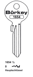 Toon details voor Borkey 1654½ / 0 Cilindersleutel voor ABUS Afbeelding van Borkey 1654½ / 0 Cilindersleutel voor ABUS