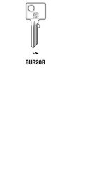 Toon details voor Silca Cilindersleutel staal BUR20R Afbeelding van Silca Cilindersleutel staal BUR20R
