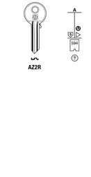 Toon details voor Silca Cilindersleutel staal AZ2R Afbeelding van Silca Cilindersleutel staal AZ2R