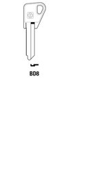 Toon details voor Silca Cilindersleutel staal BD8 Afbeelding van Silca Cilindersleutel staal BD8