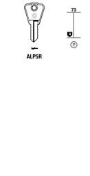 Toon details voor Silca Cilindersleutel staal ALP5R Afbeelding van Silca Cilindersleutel staal ALP5R
