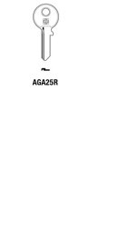 Toon details voor Silca Cilindersleutel staal AGA25R Afbeelding van Silca Cilindersleutel staal AGA25R