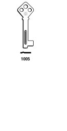 Toon details voor Silca Cilindersleutel ijzer 1005 Afbeelding van Silca Cilindersleutel ijzer 1005
