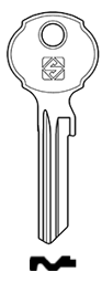 Toon details voor Silca Cilindersleutel staal UNI3X Afbeelding van Silca Cilindersleutel staal UNI3X