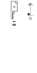 Toon details voor Silca Cilindersleutel brass SS6 Afbeelding van Silca Cilindersleutel brass SS6