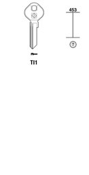 Toon details voor Silca Cilindersleutel brass TI1 Afbeelding van Silca Cilindersleutel brass TI1