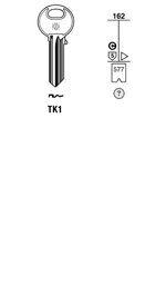 Toon details voor Silca Cilindersleutel brass TK1 Afbeelding van Silca Cilindersleutel brass TK1