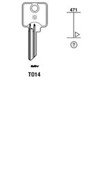 Toon details voor Silca Cilindersleutel brass TO14 Afbeelding van Silca Cilindersleutel brass TO14