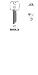 Toon details voor Silca Cilindersleutel brass TO50RX1 Afbeelding van Silca Cilindersleutel brass TO50RX1