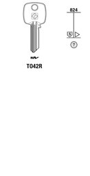 Toon details voor Silca Cilindersleutel brass TO42R Afbeelding van Silca Cilindersleutel brass TO42R