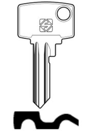 Toon details voor Silca Cilindersleutel brass LT4 Afbeelding van Silca Cilindersleutel brass LT4