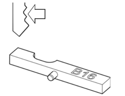 Toon details voor Silca Futura adapter B16 - D752566ZB Afbeelding van Silca Futura adapter B16 - D752566ZB