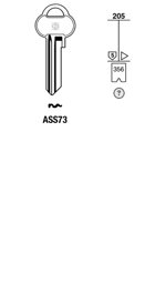 Toon details voor Silca Cilindersleutel brass ASS73 Afbeelding van Silca Cilindersleutel brass ASS73