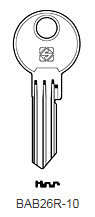 Toon details voor Silca Cilindersleutel brass BAB26R10 Afbeelding van Silca Cilindersleutel brass BAB26R10